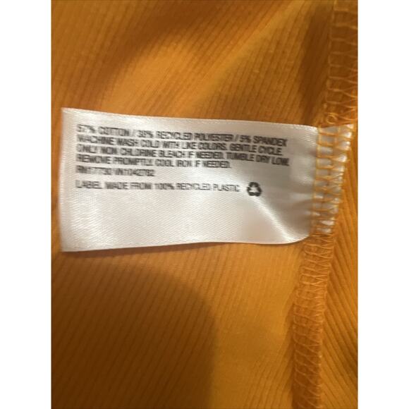 Wild Fable Adjustable Stap Mini Knit Skater Dress - Orange Wild Fable XS NWT - Picture 4 of 4